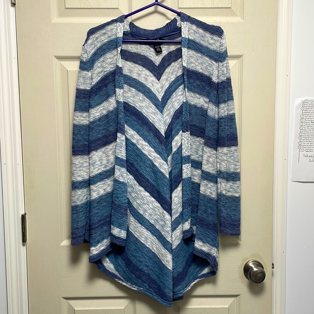 Multi Blue Cardigan